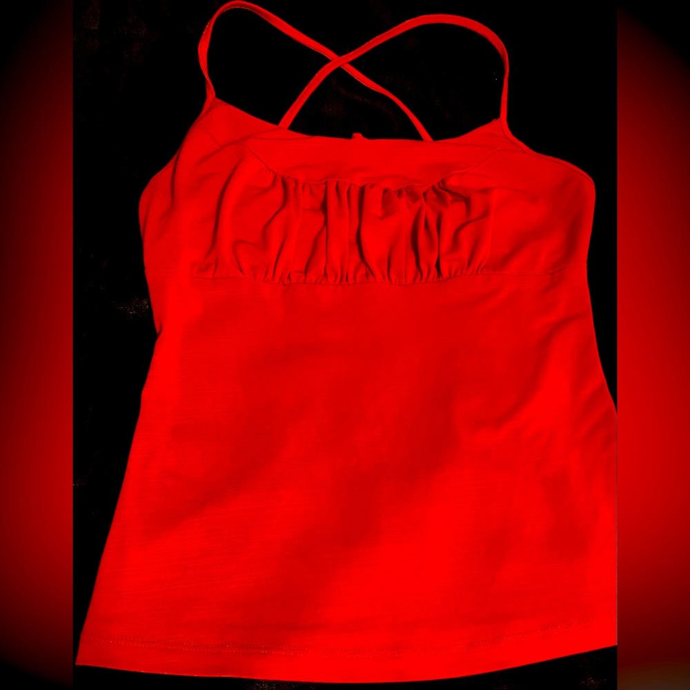 Women’s Rust Colored - Spaghetti Strap Tank Top - Medium